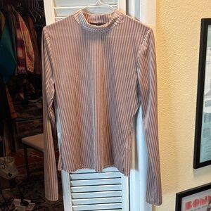 Lulu's Ribbed Long Sleeve Top - Soft Brown